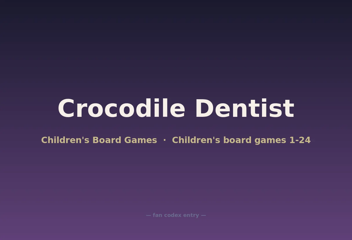 Crocodile Dentist
